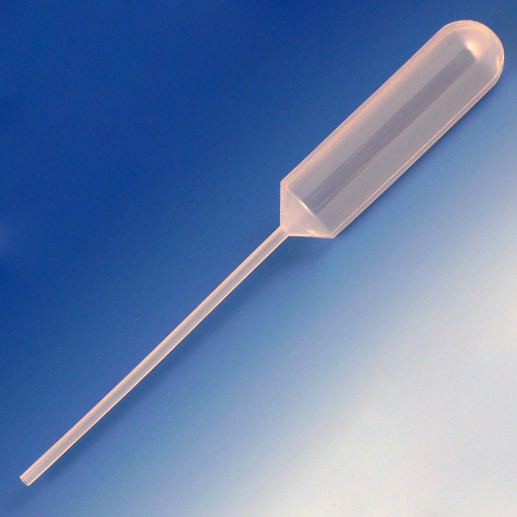 Globe Scientific 15 ml LDPE Narrow Stem Transfer Pipets w/ Large Bulb, 2500/Case