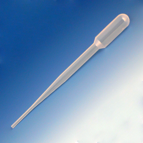 Globe Scientific 4 ml LDPE Non-Sterile Non-Graduated Transfer Pipets, 5000/Case