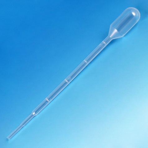 Globe Scientific 3 ml LDPE Sterile Graduated Transfer Pipets, 400/Case