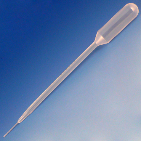 Globe Scientific 5.8 ml LDPE Extended Fine Tip Transfer Pipets, 5000/Case