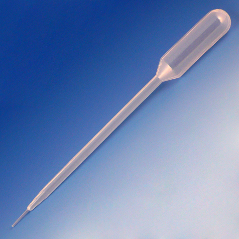 Globe Scientific 5.8 ml LDPE Fine Tip Transfer Pipets, 5000/Case