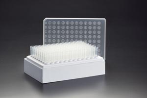 Simport Biotube™ Footprint Rack, 12 Strips of 8 Tubes, Non-Sterile