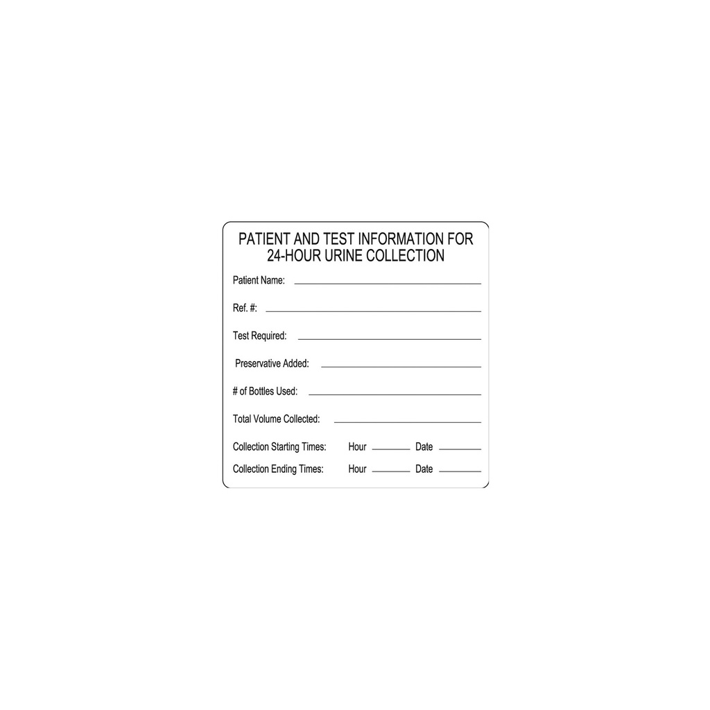 Simport Urisafe® Patient ID Label