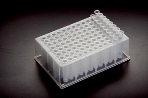 Simport Bioblock™ 96 Deep Well Plate, Conical Bottom, 600ul (removable strips), Polypropylene
