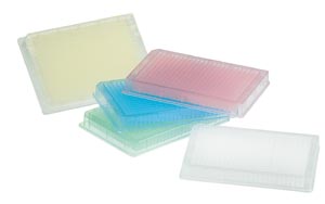 Simport Bioblock™ 384 Square Deep Well Plate, Flat Bottom, 120ul Capacity, Natural