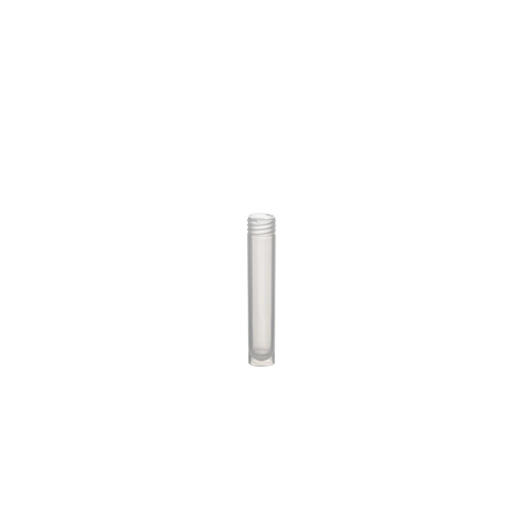 Simport 3mL Sample Tube Only, No Cap, Not Printed, Self Standing