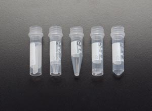 Simport Micrewtube® 2.0mL Graduated Tube, Self-Standing, White Marking Area