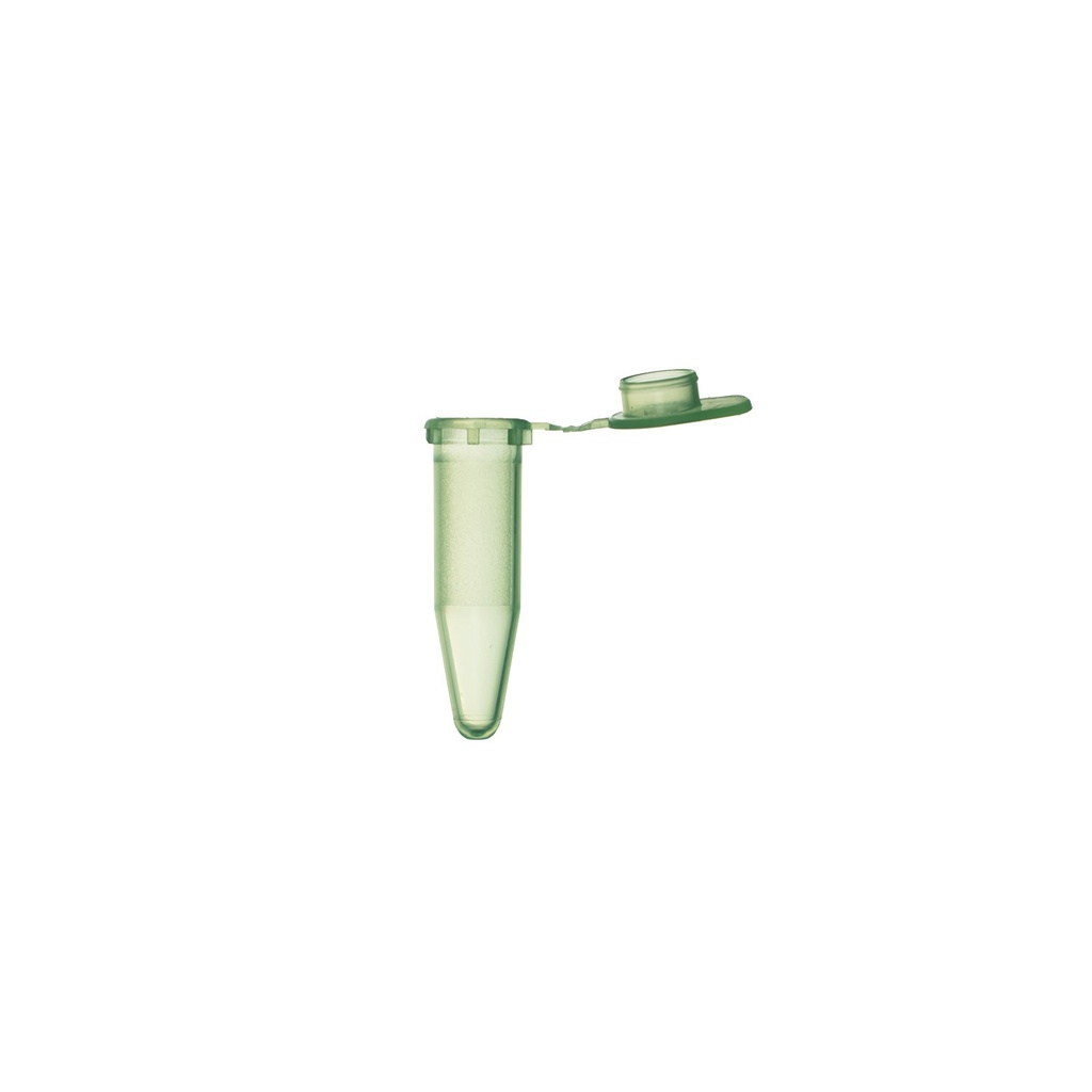 Simport Cliklok™ Microcentrifuge Tube, 1.5mL, Green