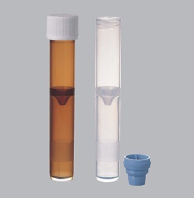 Medegen Starplex Collectors & Vials, False Bottom Vial, 5mL, No Cap & Label