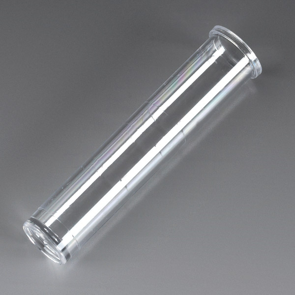 Globe Scientific 3 ml PS Flat Bottom Tubes w/ Rim, 1000/Bag