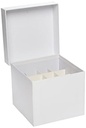 Globe Scientific Cardboard Storage Box for 50 ml Centrifuge Tubes, White, 48/Case