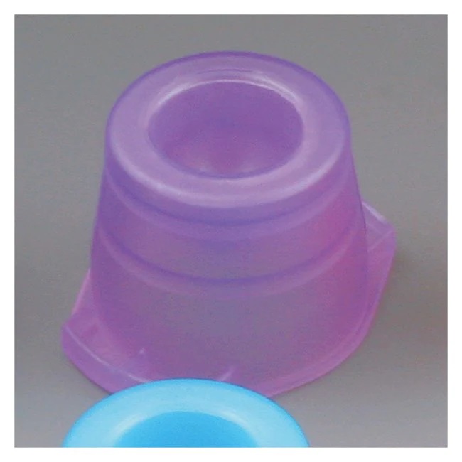 Globe Scientific PE Universal Fit Snap Caps for 12 mm/13 mm/16 mm Test Tubes, Lavender, 1000/Bag