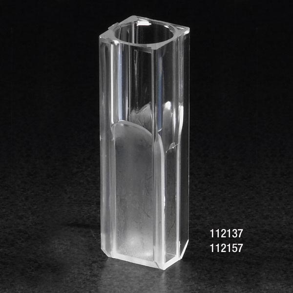 Globe Scientific 1.5 ml PS Micro Spectrophotometer Cuvettes w/ 2 Clear Sides, 500/Case