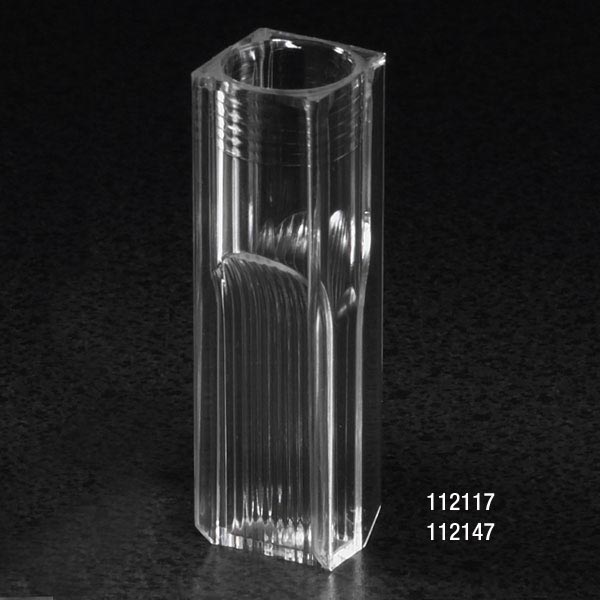 Globe Scientific 2.9 ml PS Semi-Micro Spectrophotometer Cuvettes w/ 2 Clear Sides, 1000/Case