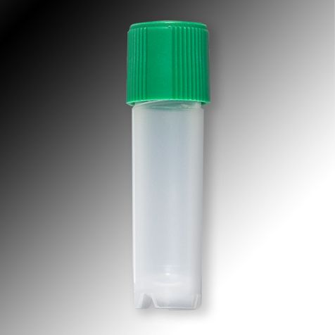 Globe Scientific 2 ml PP Self-Standing Sample Tube w/ External Threads, 1000/Bag
