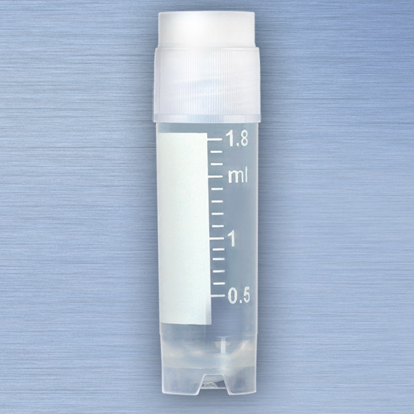 Globe Scientific CryoClear 2 ml PP Cryogenic Vials w/ External Threaded, 500/Case