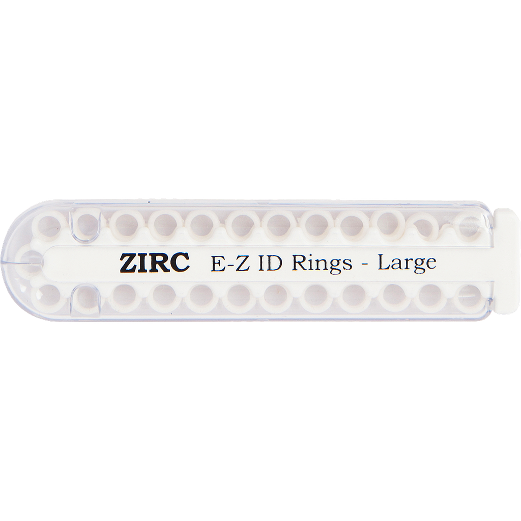 Zirc E-Z ID Rings Large (25pk)
