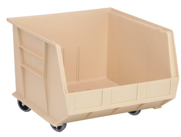 Quantum Ultra Stack & Hang Bins, Mobile, Ivory, 18" x 16-1/2" x 11", 3/ctn