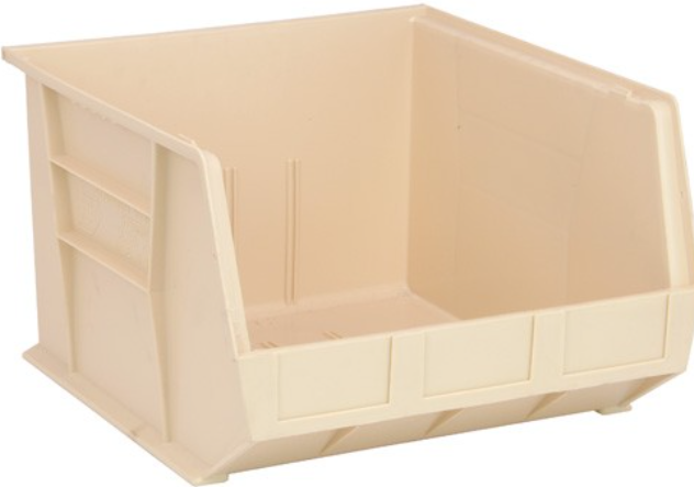 Quantum Ultra Stack & Hang Bins, Ivory, 18" x 16-1/2" x 11", 3/ctn