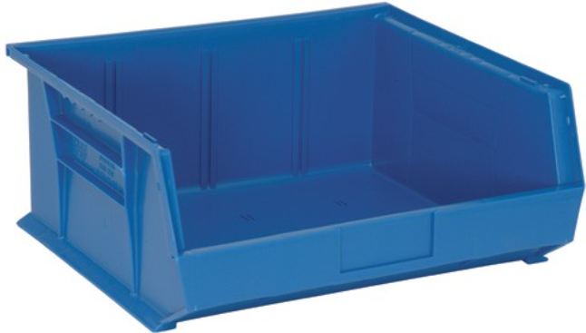 Quantum Ultra Stack & Hang Bins, Blue, 14-3/4" x 16-1/2" x 7", 6/ctn