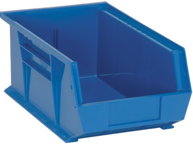 Quantum Ultra Stack & Hang Bins, Blue, 13-5/8" x 8-1/4" x 6", 12/ctn