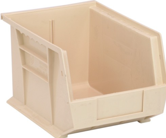 Quantum Ultra Stack & Hang Bins, Ivory, 10-3/4" x 8-1/4" x 7", 6/ctn