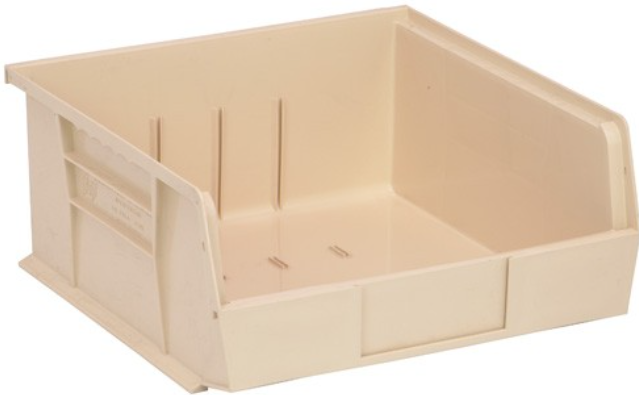 Quantum Ultra Stack & Hang Bins, Ivory, 10-7/8" x 11" x 5", 6/ctn