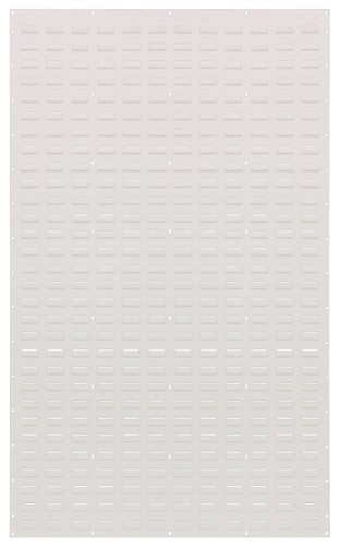 Quantum Medical Flat Louvered Panel, 36"W x 61"H, Oyster White, 1/ctn