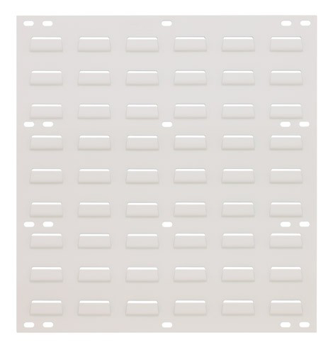 Quantum Medical Flat Louvered Panel, 18"W x 19"H, Oyster White, 1/ctn