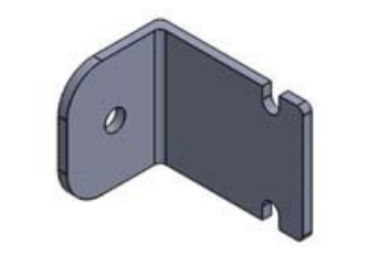 Quantum Medical Offset Mount Clips, 4 per Pack