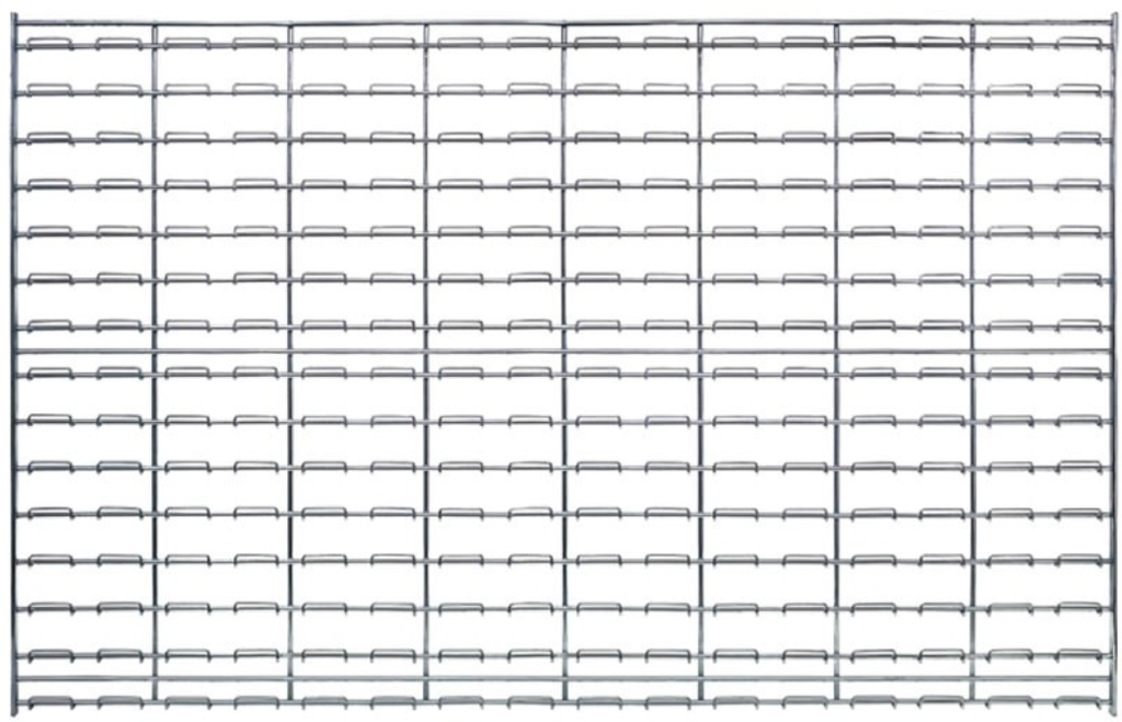Quantum Wire Louvered Panels, 48"W x 30"H