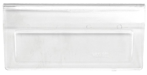 Quantum Medical Hulk Bin Window, 8.25"W x 7"H, Clear, 6/ctn
