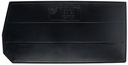 Quantum Medical Hulk Divider, 24"D x 11"H, Black, 6/ctn 