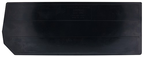 Quantum Medical Hulk Divider, 24"D x 9"H, Black, 6/ctn