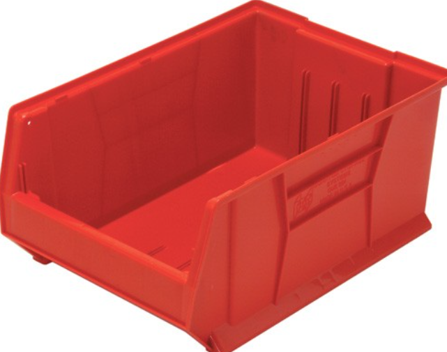 Quantum Medical Hulk Container, 23 7/8" x 16.5" x 11", Red, 1/ctn