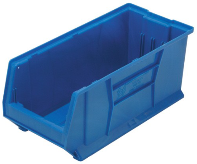 Quantum Medical Hulk Container, 23 7/8" x 11" x 10", Blue, 4/ctn