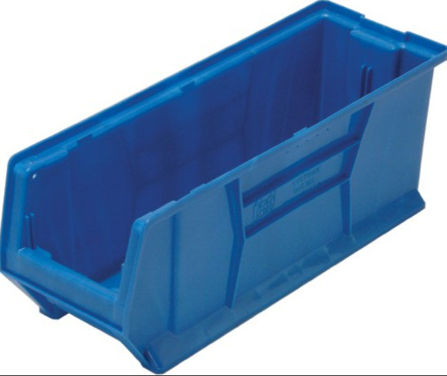 Quantum Medical Hulk Container, 23 7/8" x 8.25" x 9", Blue, 6/ctn