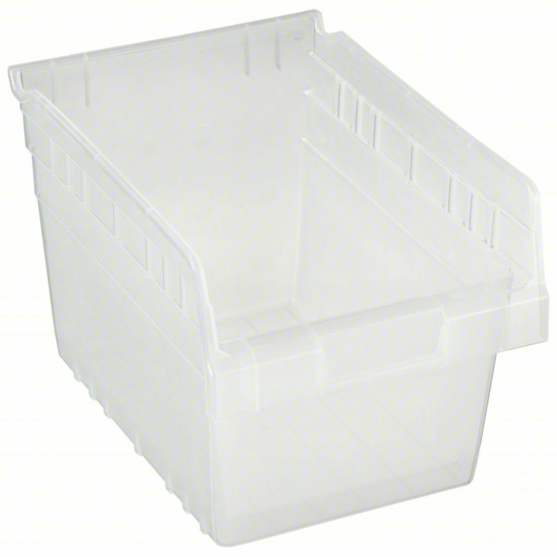 Quantum Medical Store-More Shelf Bin, 11 5/8" x 8 3/8" x 8", Clear, 20/ctn