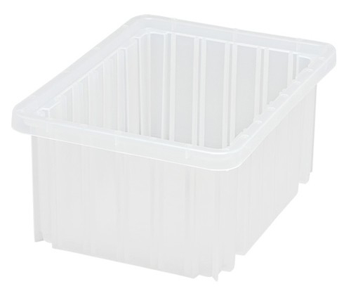 Quantum Medical Grid Container, 10 7/8" x 8.25" x 5", Clear, 20/ctn