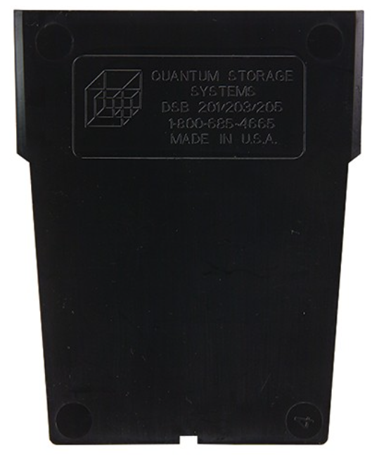 Quantum Medical 6" Bin Divider, Black, 50/ctn