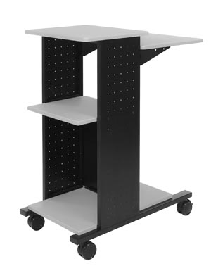 Luxor Mobile Presentation Station, 18"W x 34.25"D x 40"H, No Cabinet & No Electric