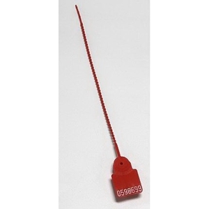 Capsa Avalo Tamper Evident Seal, Red, 100/Pack