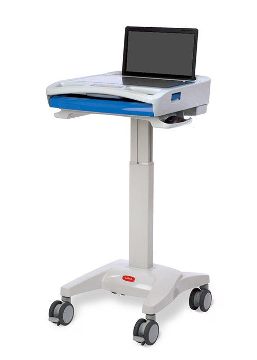 Capsa M40 Non-Powered Computing Medical Cart Workstation w/Laptop Configuration