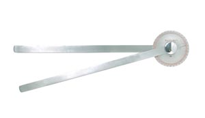 Fabrication Stainless Steel Goniometers, Baseline SS 36°, 14"