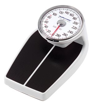 Health O Meter Home Care Large Raised Dial - Large Platform Floor Scales, 400 lb Capacity