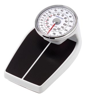 Health O Meter Home Care Large Raised Dial - Large Platform Floor Scales, 400 lb/180 kg Capacity