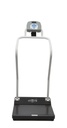 Health O Meter Professional 1000 lb Antimicrobial Digital Platform Scale Kilograms Only w/ Extended Handrails