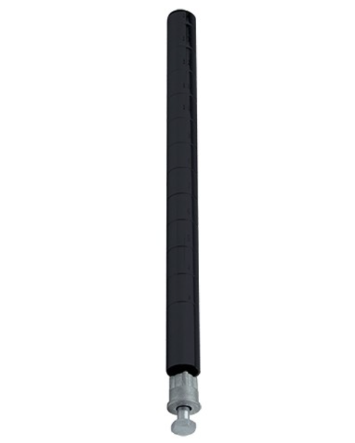 Quantum Wire Shelving Post, 54"H, Black