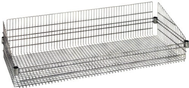 Quantum Post Baskets - Chrome, 24" x 48"