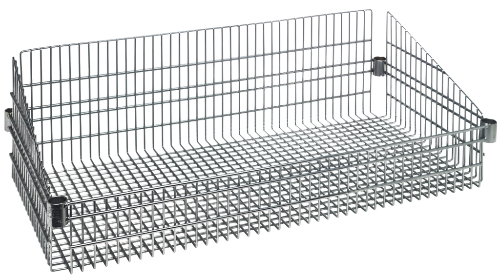 Quantum Post Baskets - Chrome, 24" x 36"